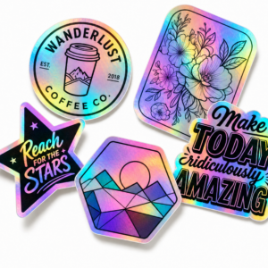 Holographic stickers